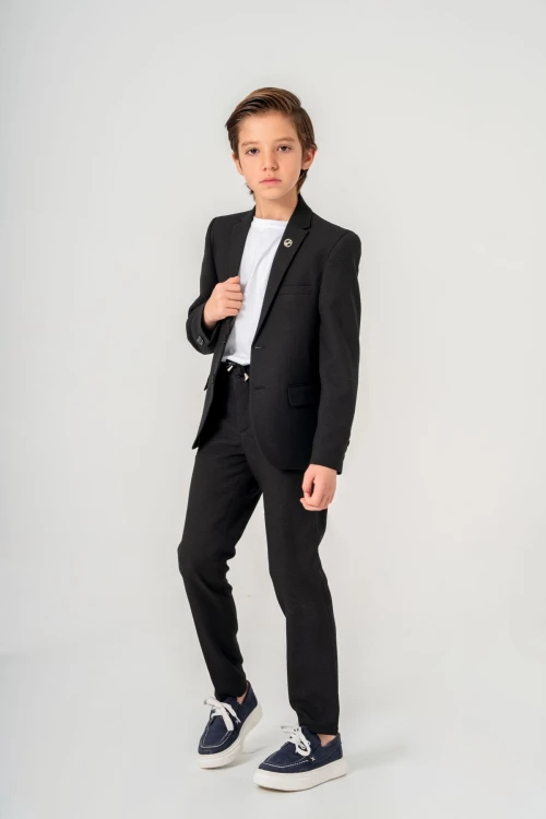 Tişörtlü Ceketli Takım Elbise 4027