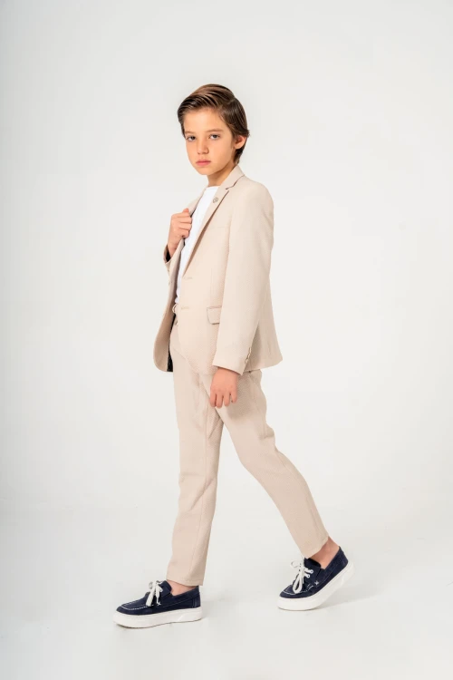 Tişörtlü Ceketli Takım Elbise 4027