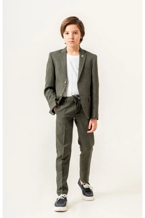 Tişörtlü Ceketli Takım Elbise 4029