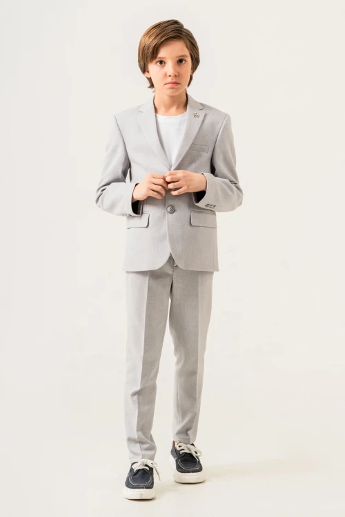 Tişörtlü Ceketli Takım Elbise 4029