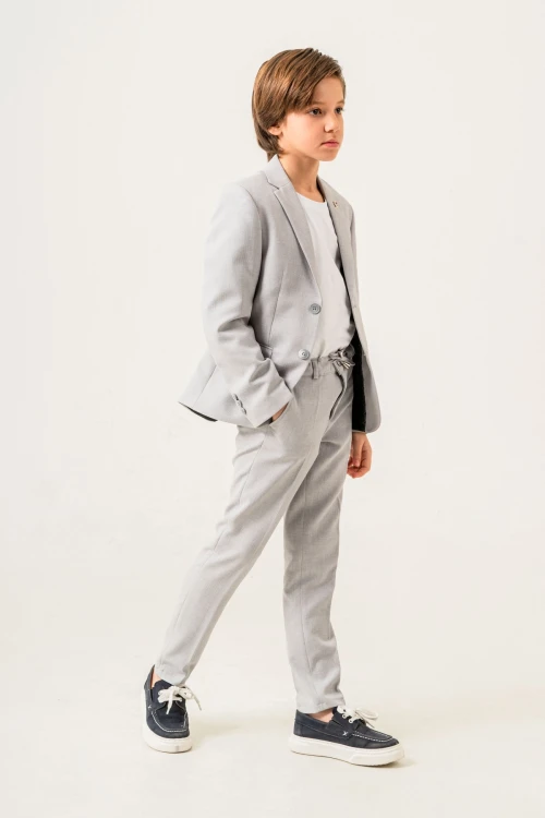 Tişörtlü Ceketli Takım Elbise 4029