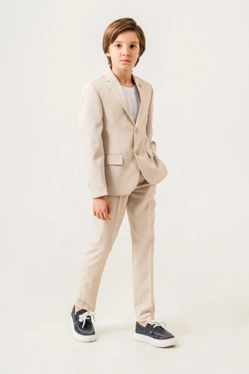 Tişörtlü Ceketli Takım Elbise 4030