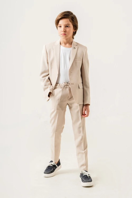 Tişörtlü Ceketli Takım Elbise 4030