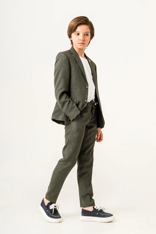 Tişörtlü Ceketli Takım Elbise 4031