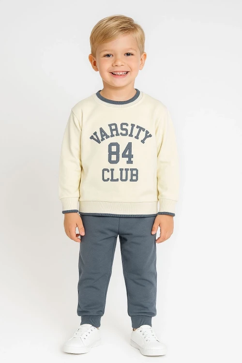 Varsity Clup Baskılı Erkek Bebek Takım 20101