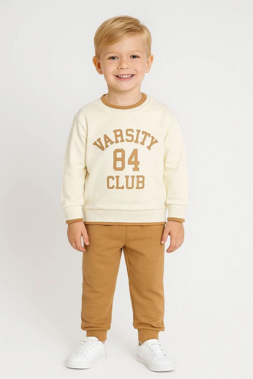 Varsity Clup Baskılı Erkek Bebek Takım 20101