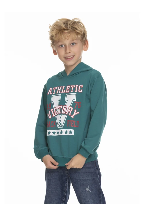 Victory Baskılı Erkek Çocuk Hoodie 54459
