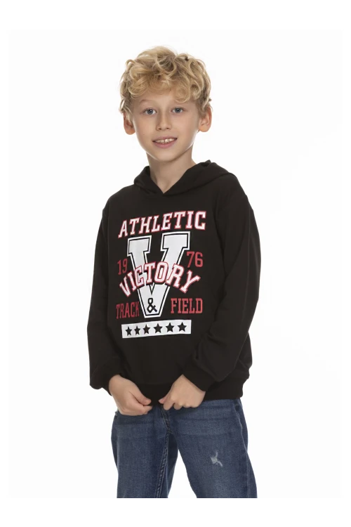 Victory Baskılı Erkek Çocuk Hoodie 54459