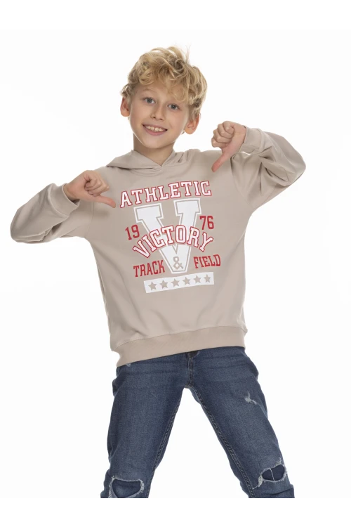 Victory Baskılı Erkek Çocuk Hoodie 54459