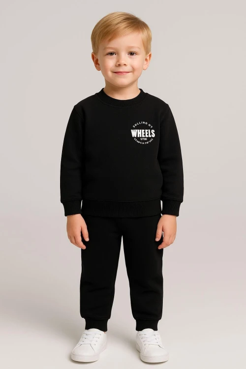 Wheels Baskılı Erkek Bebek Takım 20100