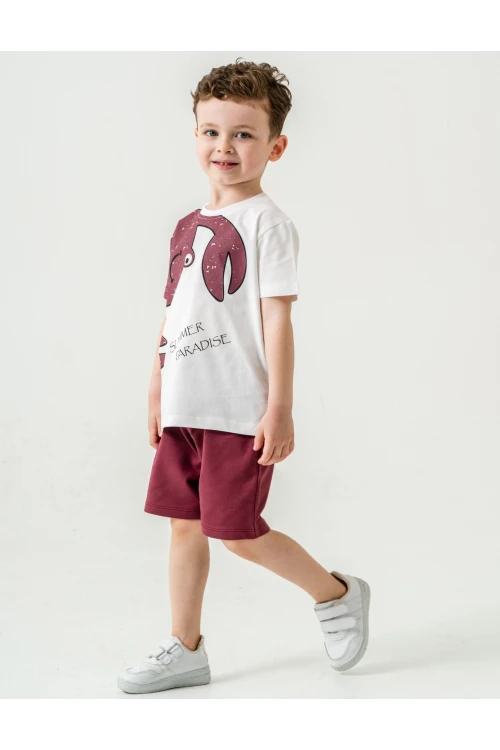 Yengeç Baskılı Erkek Çocuk Takım 50306