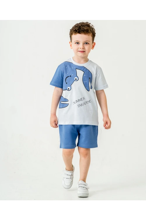 Yengeç Baskılı Erkek Çocuk Takım 50306