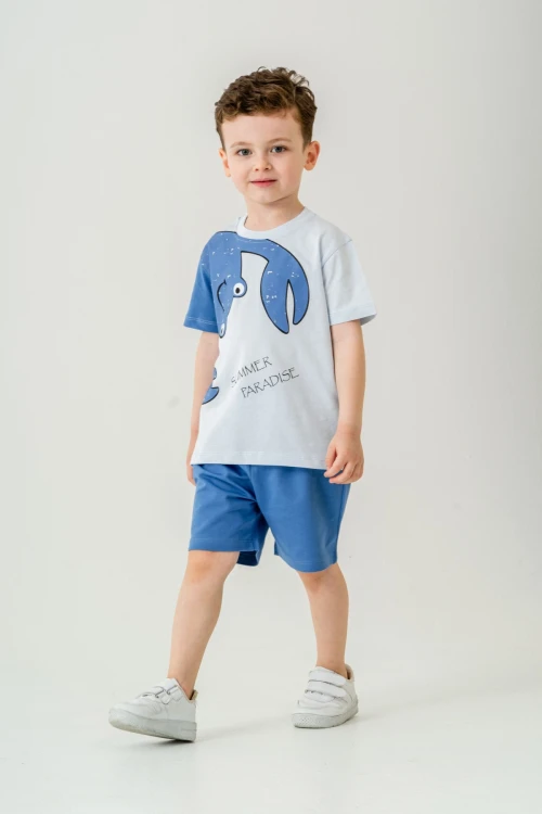 Yengeç Baskılı Erkek Çocuk Takım 50306