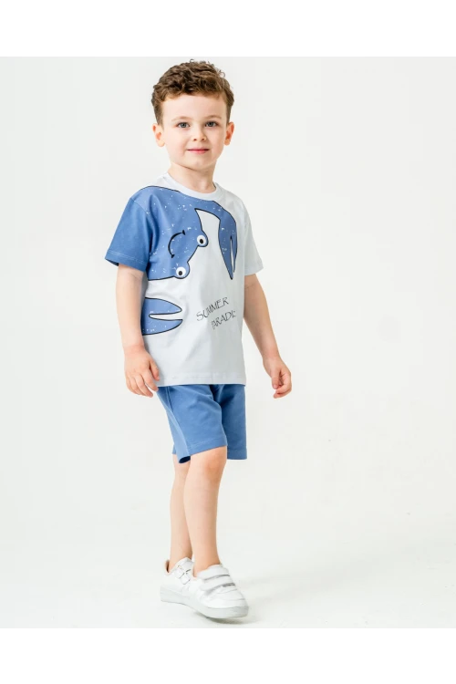 Yengeç Baskılı Erkek Çocuk Takım 50306