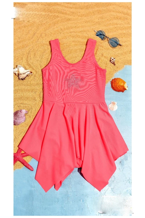 Yıldız Baskılı Kız Çocuk Mayo 4351