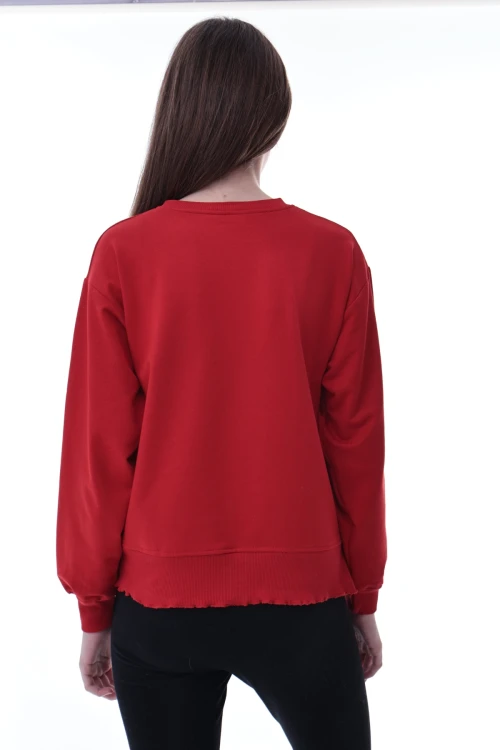 Yıldız Baskılı Kız Çocuk Sweat 2010