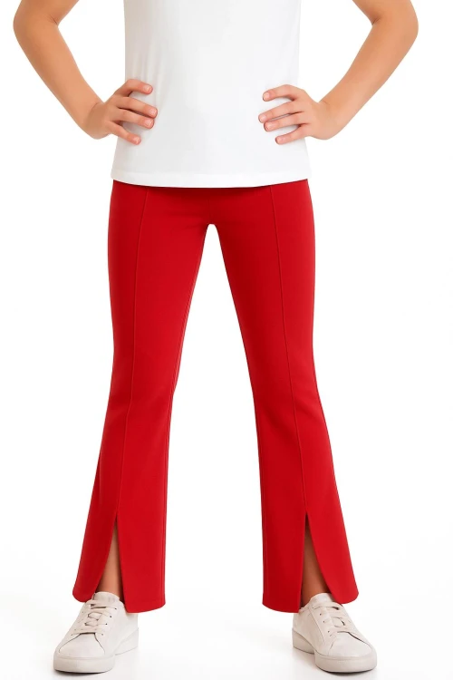 Yırtmaçlı İspanyol Paça Pantolon 54884