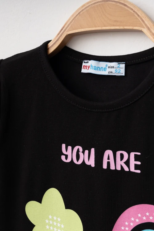 You Are Baskılı Kız Tişört 50151