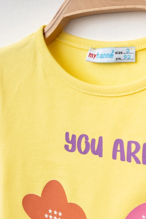 You Are Baskılı Kız Tişört 50151