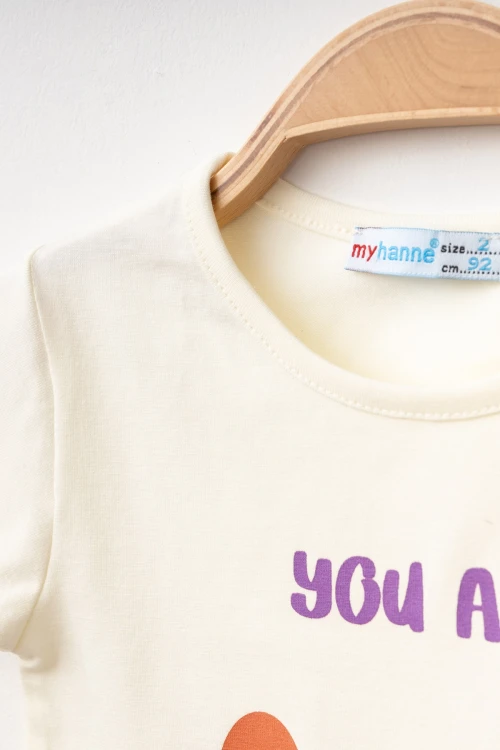 You Are Baskılı Kız Tişört 50151