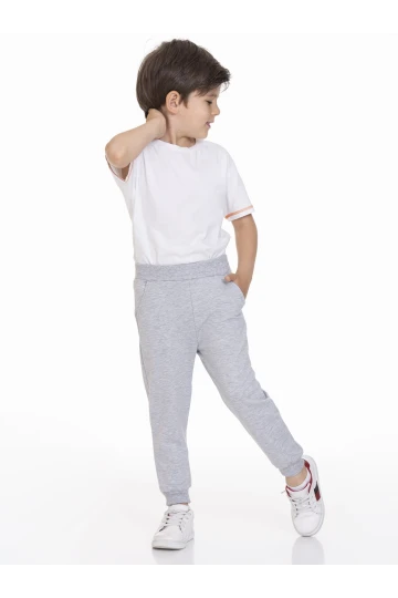 Beli Lastikli Erkek Bebek Jogger Eşofman Altı 50707-1