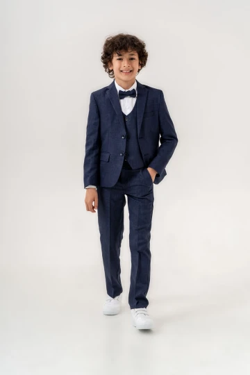 Papyonlu Ceketli Takım Elbise 4022