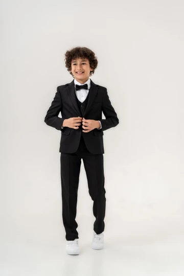 Papyonlu Ceketli Takım Elbise 4023