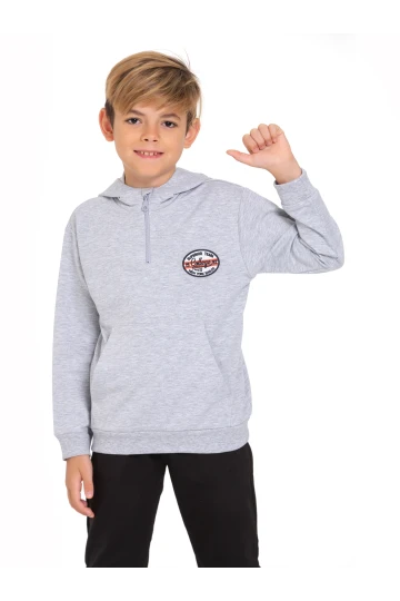 Superior Team Nakışlı Fermuarlı Sweat 54405