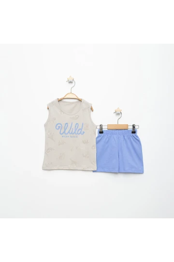 Wild Baskılı Erkek Takım 15281