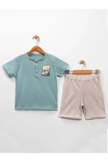 Wild Jungle Baskılı Erkek Takım 15279