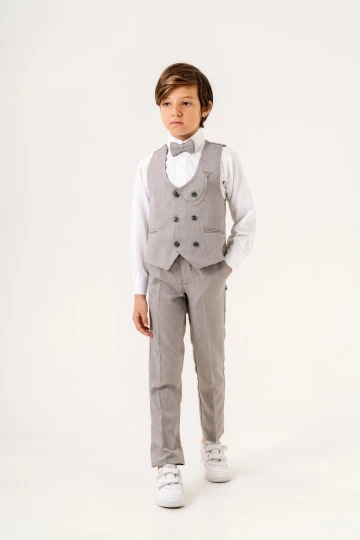 Armalı Yelekli Takım Elbise 3021