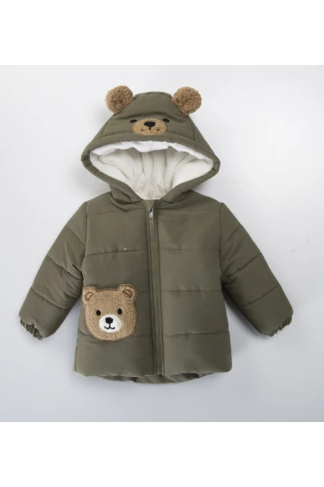 Ayı İşlemeli Erkek Mont 51429