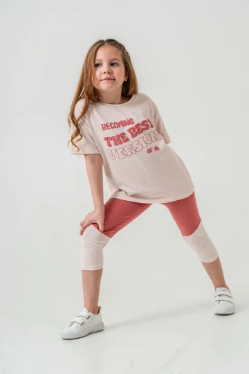 Best Version Baskılı Kız Çocuk Takım 50653