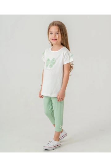 Fiyonk Baskılı Kız Çocuk Takım 50357