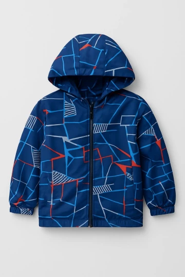 Geometrik Desen Erkek Çocuk Yağmurluk 2958