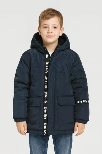 Kapşonlu Kışlık Erkek Çocuk Mont 4208