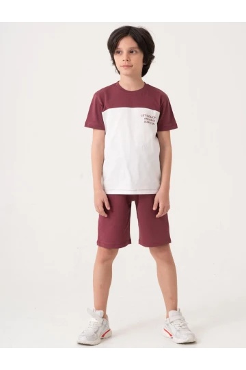 Lets Enjoy Baskılı Erkek Çocuk Takım 50602