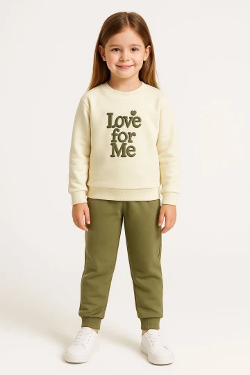 Love For Nakışlı Kız Çocuk Takım 20457