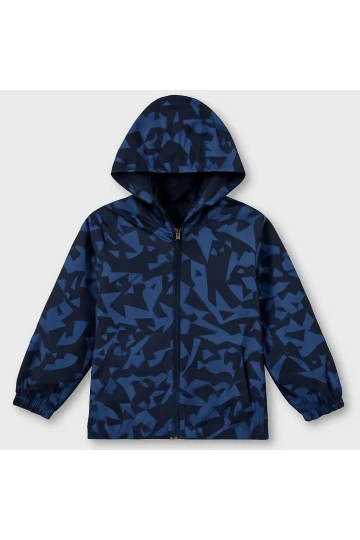 Mermer Desen Erkek Çocuk Yağmurluk 3627