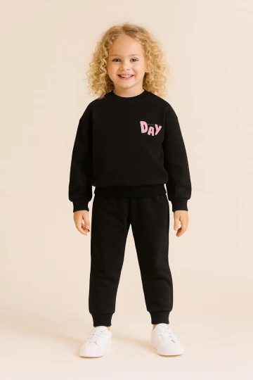 Nice Day Baskılı Kız Bebek Takım 20150