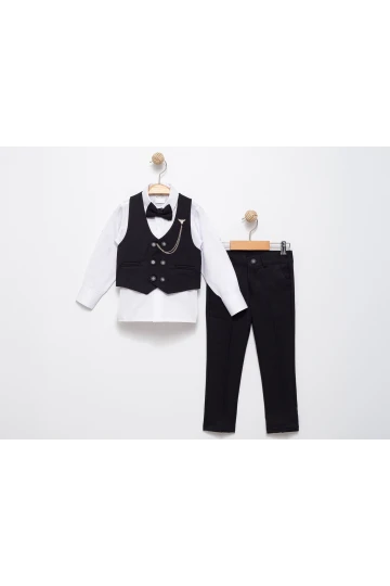 Papyonlu Yelekli Takım Elbise 5350