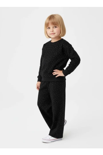 Parlak Taşlı Kız Çocuk Takım 20459